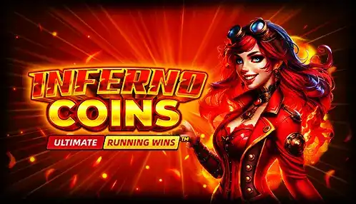 Entrez dans le feu de l'action avec Inferno Coins et son personnage steampunk. Une machine à sous brûlante pour des gains en série sur Casino770.