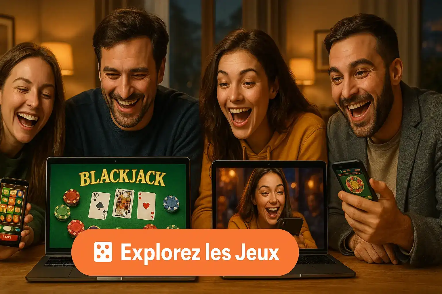 Explorez les jeux de casino en ligne sur Winoui - Roulette, Blackjack, Machines à sous