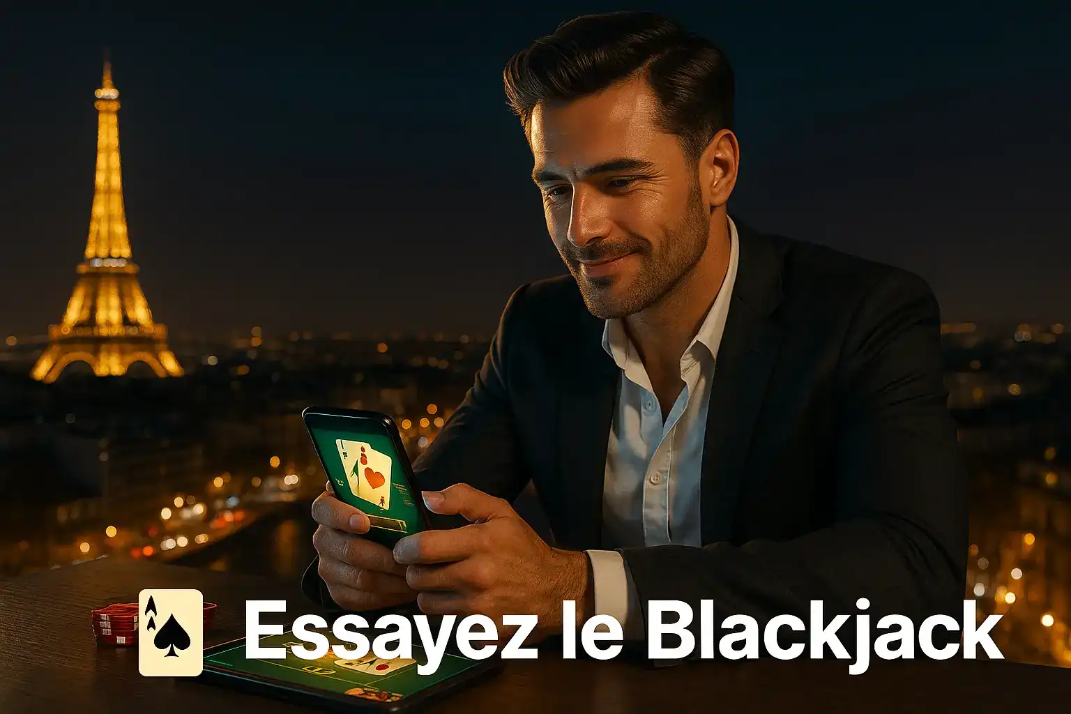 Essayez le Blackjack en ligne sur Winoui - Jeu de casino classique à Paris